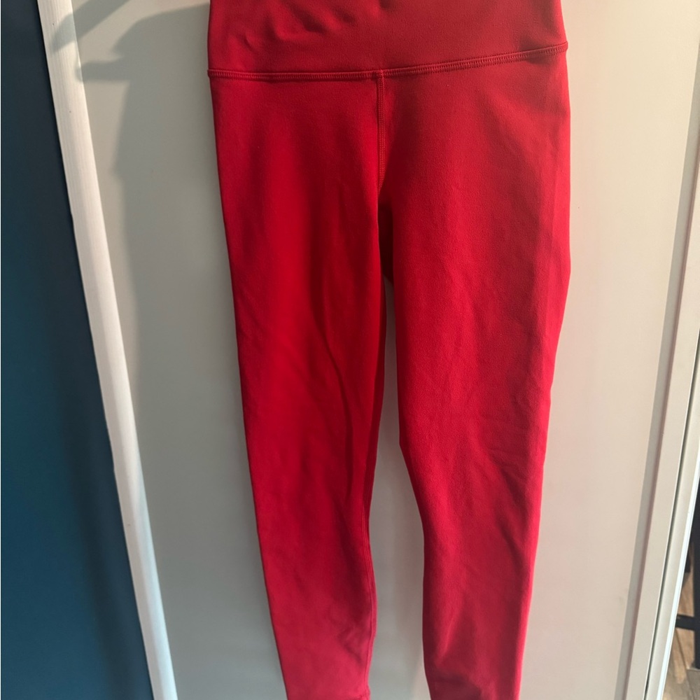 Fabletics Red High-Waisted Leggings